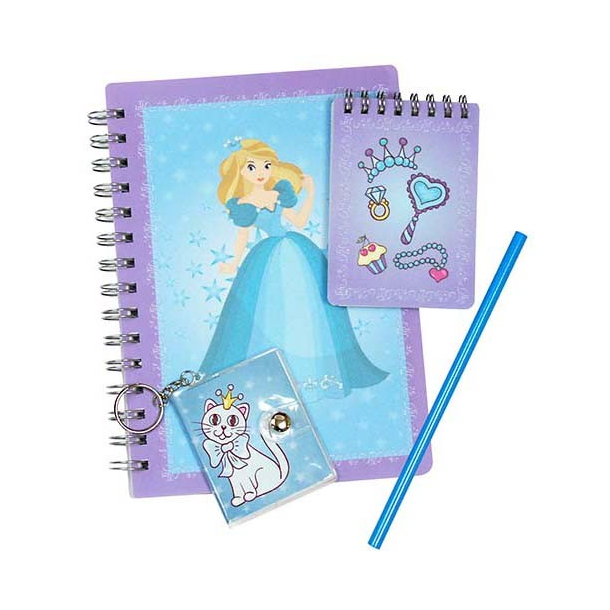 Prinsessest m. notesbger