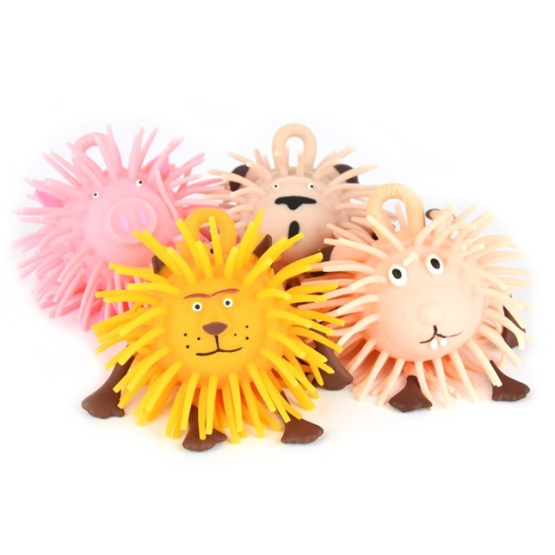 Puff bold med dyreansigter 8cm