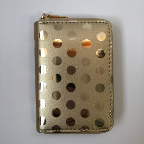 Pung med prikker, guld