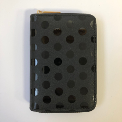 Pung med prikker, sort