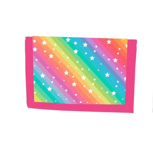 Pung, multicolor med stjerner