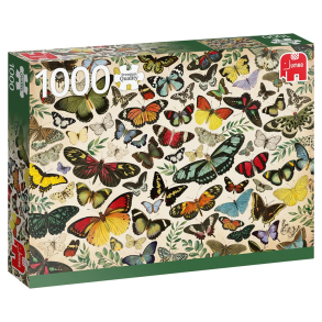 Puslespil, 1000 brikker, Butterfly Poster