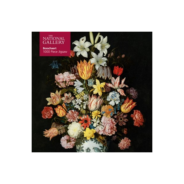 Puslespil, 1000 brikker, The National Gallery: Bosschaert the Elder: A Still Life of Flowers