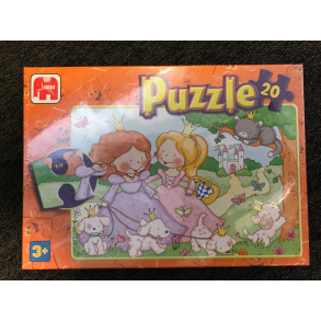 Puslespil 2 prinsesser og hunde