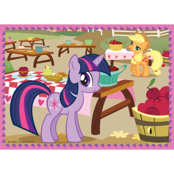 Puslespil 4 i 1, My little pony, 35, 48, 54, 70 brikker