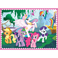 Puslespil 4 i 1, My little pony, 35, 48, 54, 70 brikker