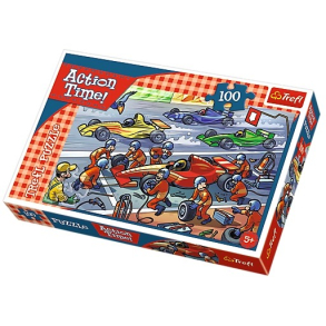 Puslespil Action Time Racerbane, 100 brikker