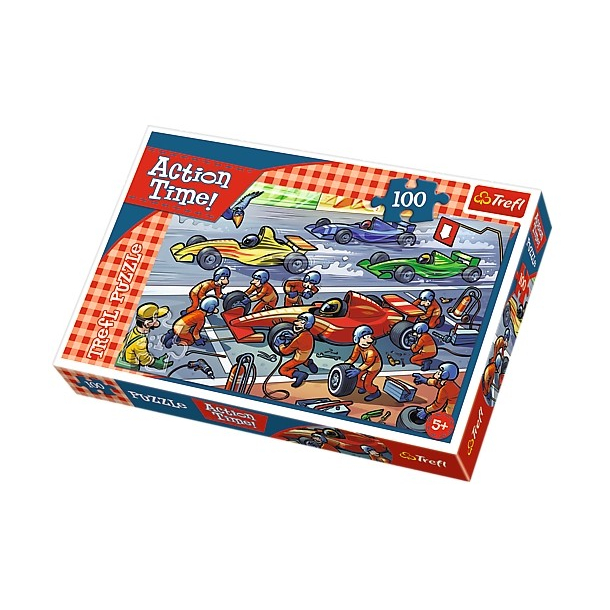 Puslespil Action Time Racerbane, 100 brikker