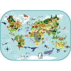 Puslespil, avenue mandarine, verdenskort