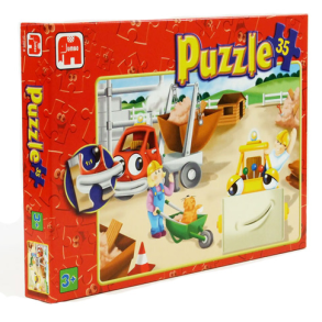 Puslespil Byggeplads