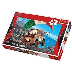 Puslespil Cars, flying Mater, 100 brikker