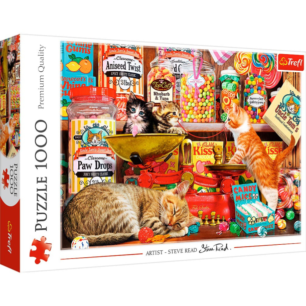 Puslespil Cats Sweets, 1000 brikker
