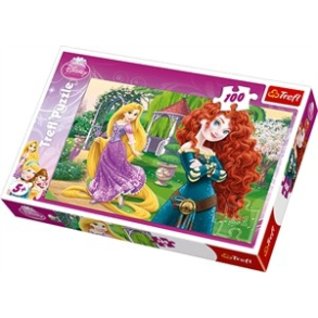 Puslespil Disney Pugnacious prinsesser, 100 brikker