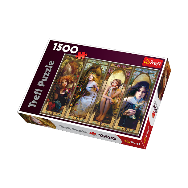 Puslespil Fantasy Collage, 1500 brikker