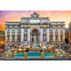 Puslespil Fontaine de Trevi, Rome, 500 brikker