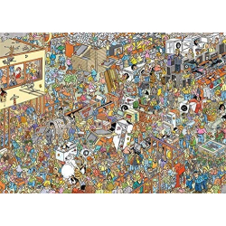 Puslespil Jan van Haasteren, Christmas Mall, 2 i 1, 1000 brikker