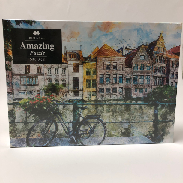 Puslespil, Malerisk cykel, 1000 brikker