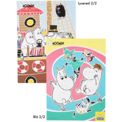 Puslespil Mumi, 2 x 20 brikker