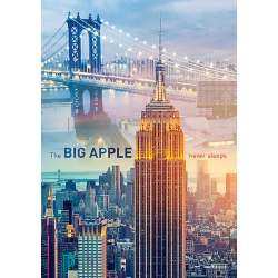 Puslespil New York, The Big Apple, 1000 brikker