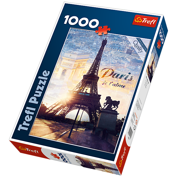 Puslespil Paris, 1000 brikker