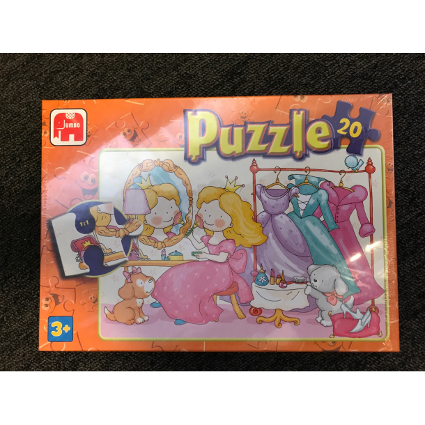 Puslespil Prinsesse ved sminkebord