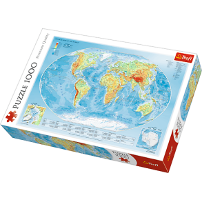 Puslespil Verden, 1000 brikker