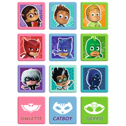 Pyjamasheltene 2 i 1 puslespil og memo