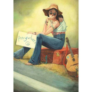 Quentin Gréban Dobbeltkort m. lilla kuvert - Anywhere