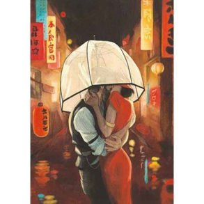 Quentin Gréban Dobbeltkort m. orange kuvert - Paraply