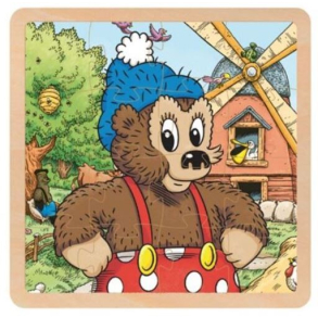 Rasmus Klump, Firkantet trpuslespil, 16 brikker