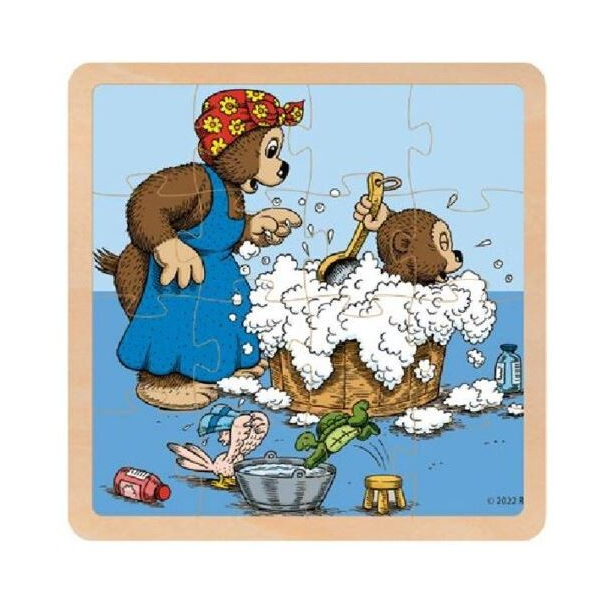 Rasmus Klump Trpuslespil, Badetid, 16 brikker