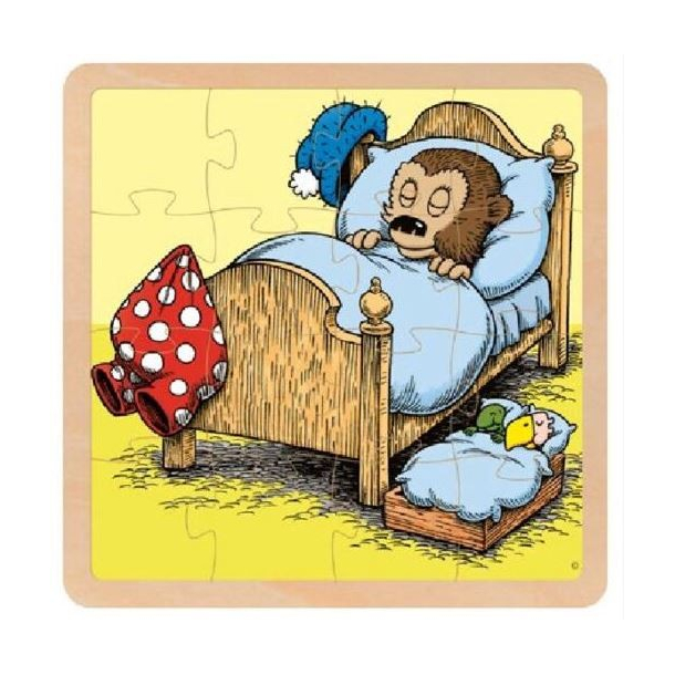 Rasmus Klump Trpuslespil, Sove tid, 16 brikker