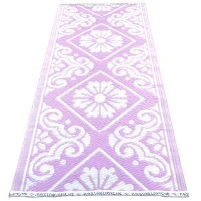 Rastablanche, Lyserd og hvid m. blomster