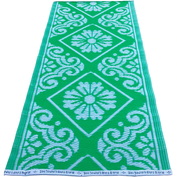 Rastablanche, Lysern og hvid m. blomster