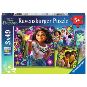 Ravensburger Puslespil, Encanto, 3 x 49 brikker