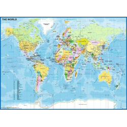Ravensburger Puzzle, Map of the World, XXL 200 brikker