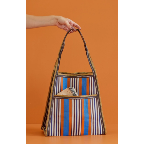 Recycled Plastik Skuldertaske - Multifarvet