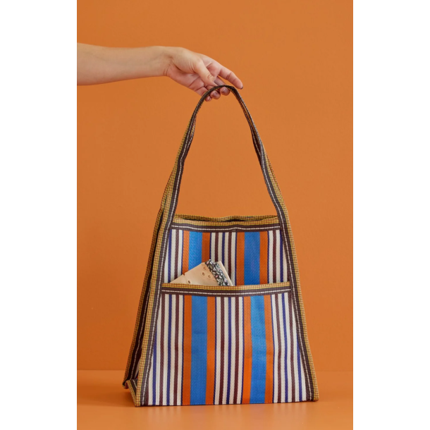 Recycled Plastik Skuldertaske - Multifarvet