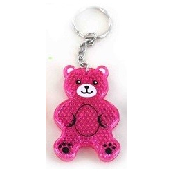 Refleks m. bamse, pink
