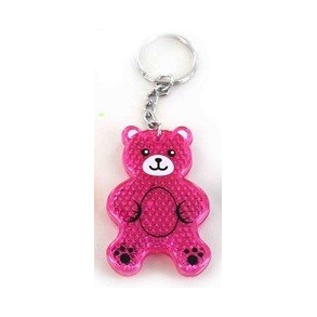 Refleks m. bamse, pink