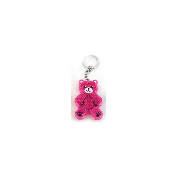 Refleks m. bamse, pink
