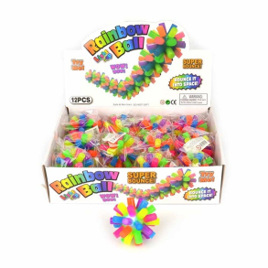 Regnbue bold med lys