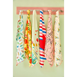 Rektangulr Bomuld Viskestykke - Candy Stripes 