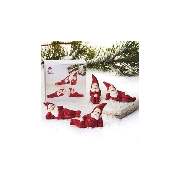 Retro julemnd, porceln, afslappede.