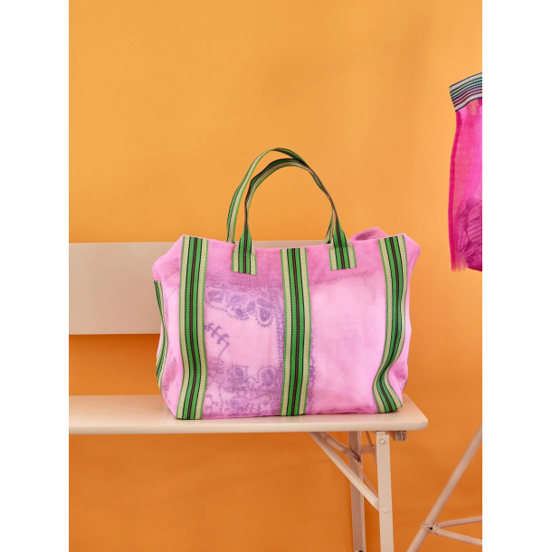 Rice Ekstra stor Recycled Plastik Taske - Pink