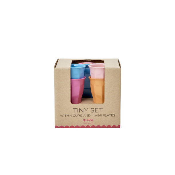 Rice Espresso Melamin Kop, Multifarvet, Gaveske