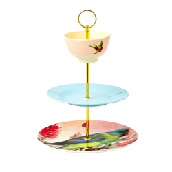 Rice fod til kagefad, Guld