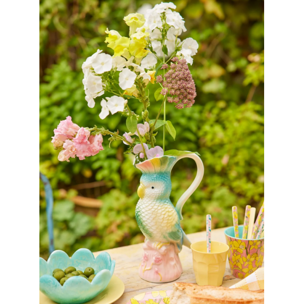 Rice, Fugl Keramik Kande, Mint 