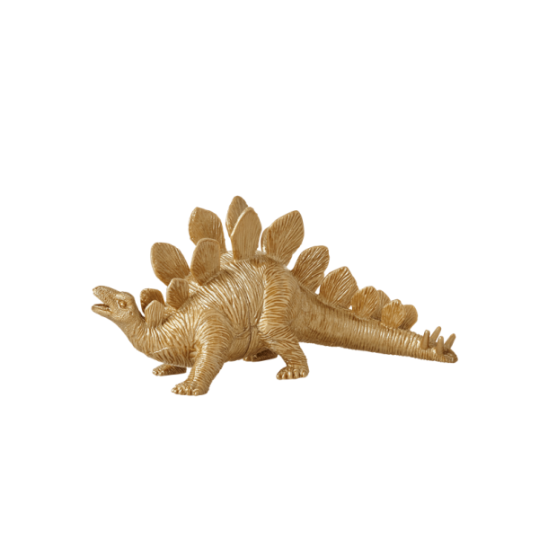 Rice Guldfarvet plastik dinsoaur - Stegosaurus