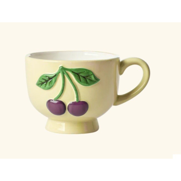 Rice Keramik Krus CHERRY, LYSEGUL